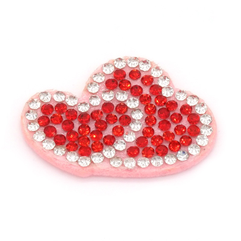 2189662 Miếng Dán Trang Trí Mũ / Giày Hình Bướm Hoạt Hình Đính Đá diy