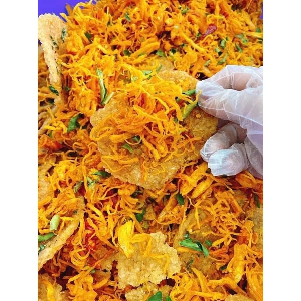 Cơm cháy mix khô gà
