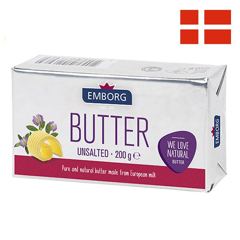 Bơ Lạt Emborg Đan Mạch/Bỉ 200g