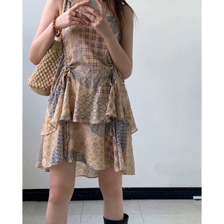 Váy SEI Boho nữ hai dây nữ ( hàng order + ảnh thật )