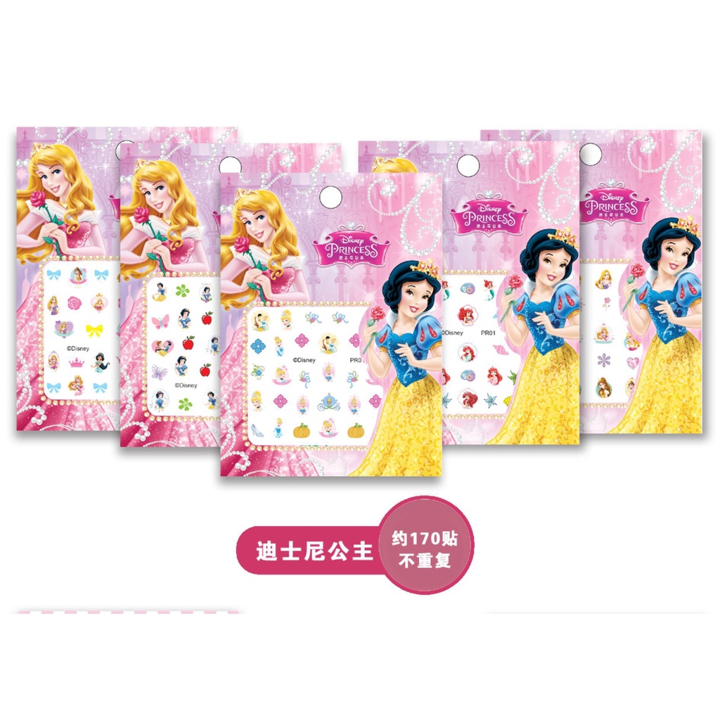Sticker dán móng tay 3d hoạ tiết hoạt hình đáng yêu cho bé gái - ảnh sản phẩm 9