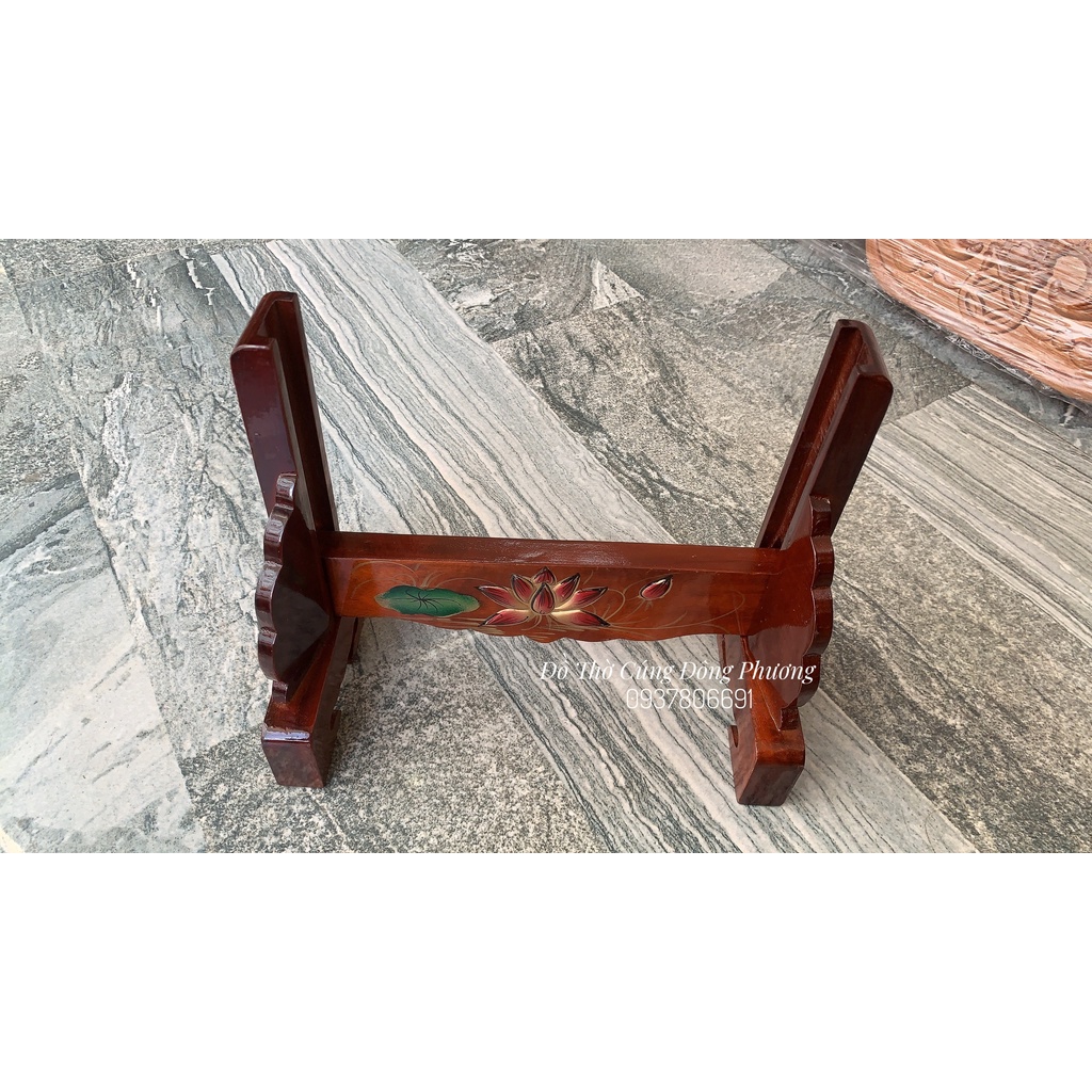 Khung Hình Để Ảnh Thờ Gỗ - Khung Hình Thờ Gỗ Hoa Sen nổi cao cấp &quot;Nhiều Kích Thước&quot;