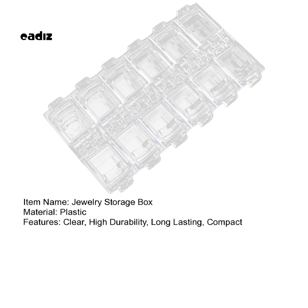 Hộp Đựng Trang Sức / Hạt Kim Cương Giả Chống Bụi Tiện Dụng