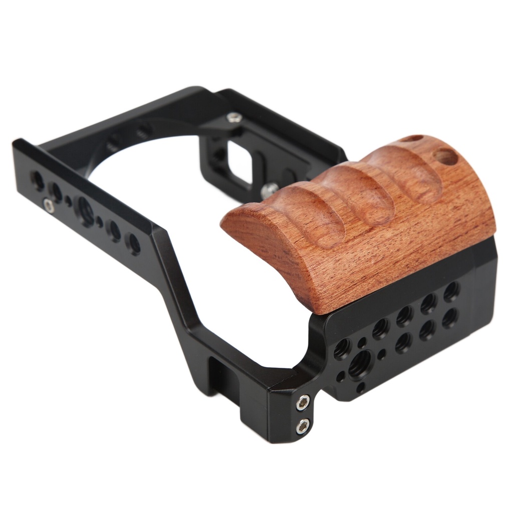 KHUNG BẢO VỆ- RIGCAGE CHO SONY ZV-E10 KÈM BÁNG GỖ