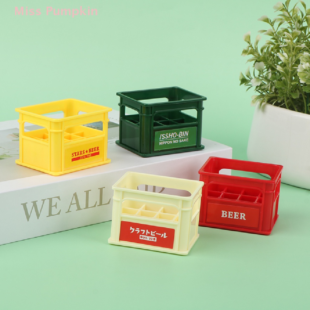 1 Giỏ Đựng Bia Mô Hình Trang Trí Nhà Búp Bê DIY 1: 12