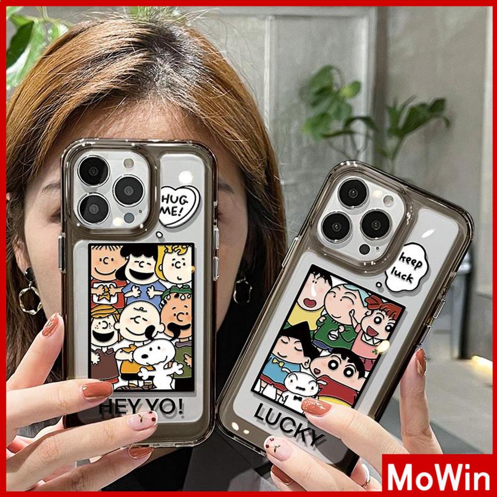 Ốp điện thoại acrylic HD nút kim loại in hoạt hình thích hợp cho iPhone 14 Plus 13 Pro Max 12 Pro Max 11 XR 7Plus