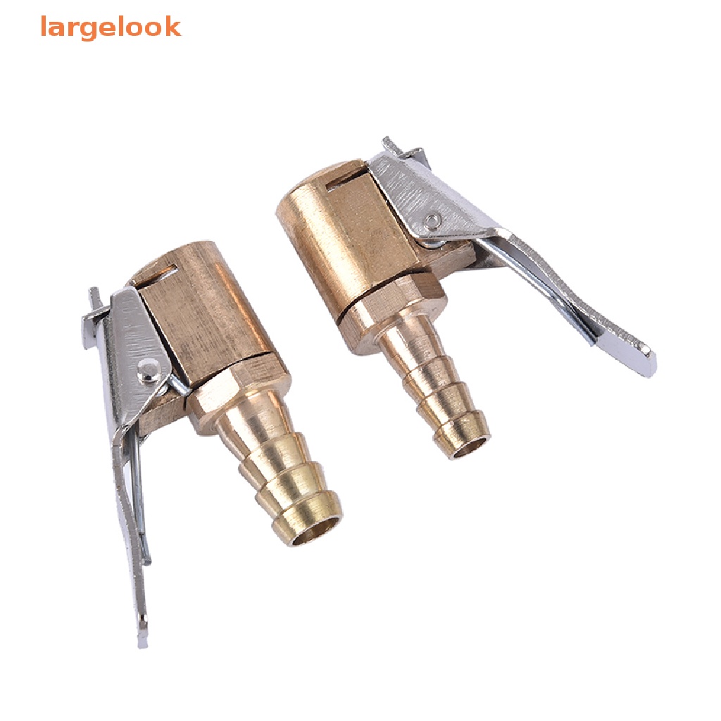 Van Bơm Hơi Lốp Xe Hơi Bằng Đồng Thau Có Kẹp Khóa Tiện Dụng