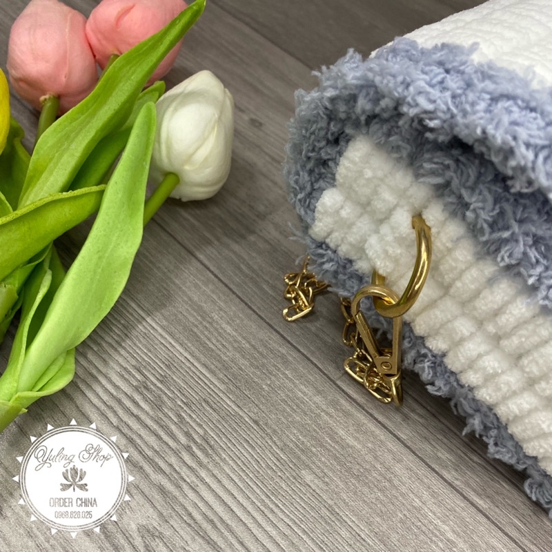 Set nguyên liệu làm túi len lông Handmade