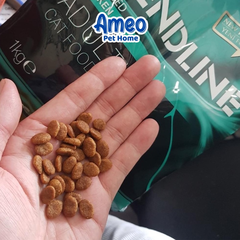 Thức ăn mèo Trendline - Hạt mèo con mèo trưởng thành TREND LINE túi 1kg nguyên seal