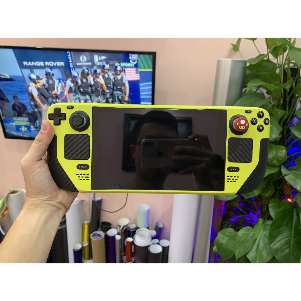 Skin decal dán Steam Deck mẫu CyberPunk