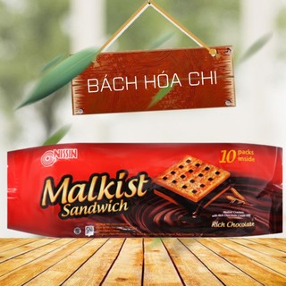 Bánh quy nhân kem socola Nissin Malkist