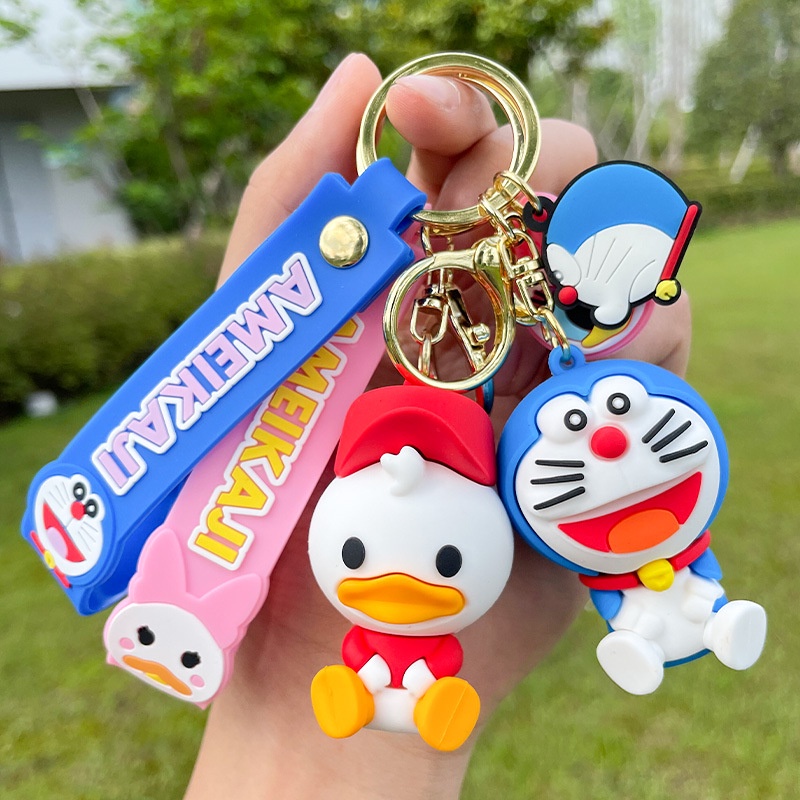 Mới Móc Khóa Hình Nhân Vật Stitch Minnie Dễ Thương