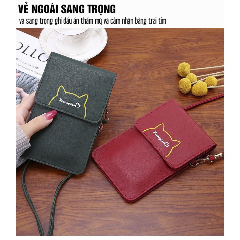 Túi đeo chéo nữ đựng điện thoại thời trang đi chơi dạo phố AT0079 - DEVELOPE