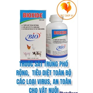 Bioxide lọ 60ml sát trùng chuồng trại