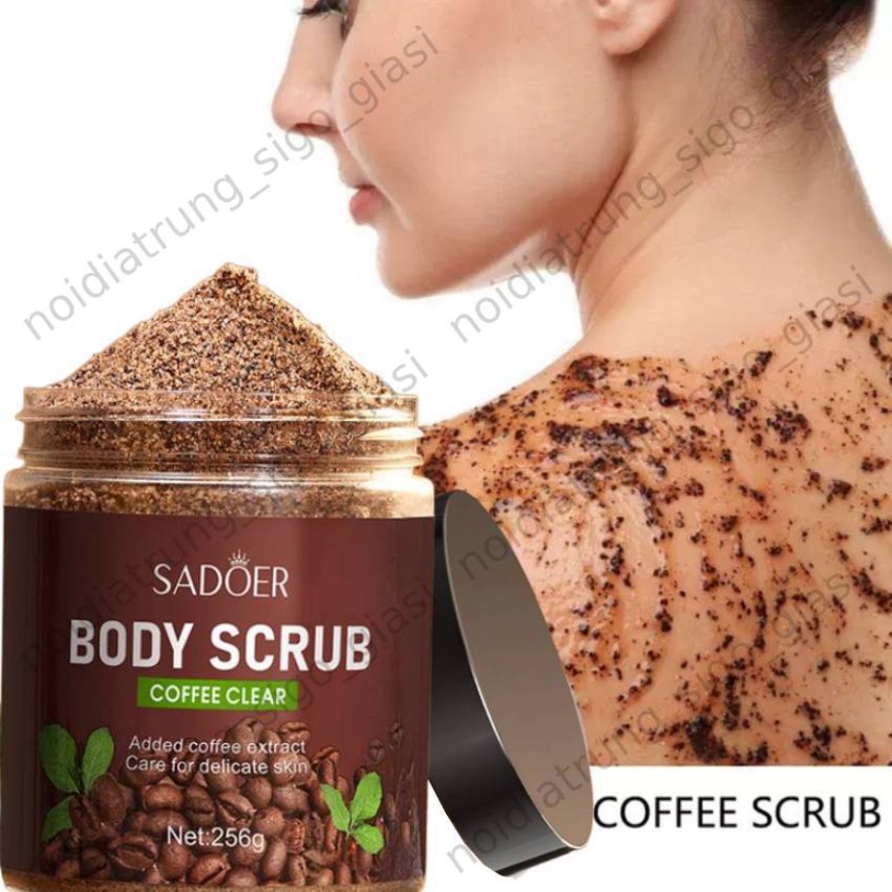 Tẩy Tế Bào Chết Body Cà Phê Hữu Cơ 200g Cho Mọi Loại Da Giúp Dưỡng Trắng Da Toàn Thân, Giảm Mụn Mờ Thâm DANA
