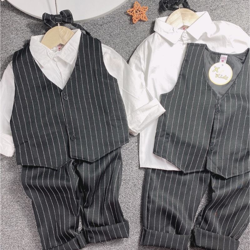 Set yếm đùi bé trai