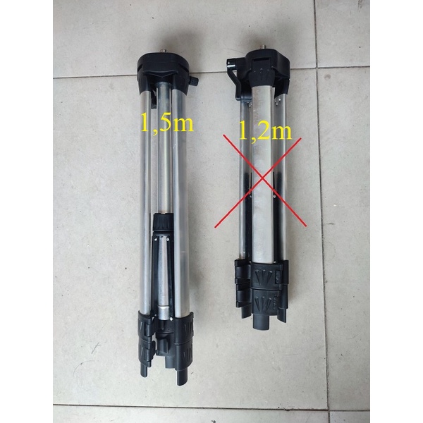 Chân máy cân bằng laser, chân máy cân mực, chân máy bắn cốt loại 1.2m, 1,5m nhôm