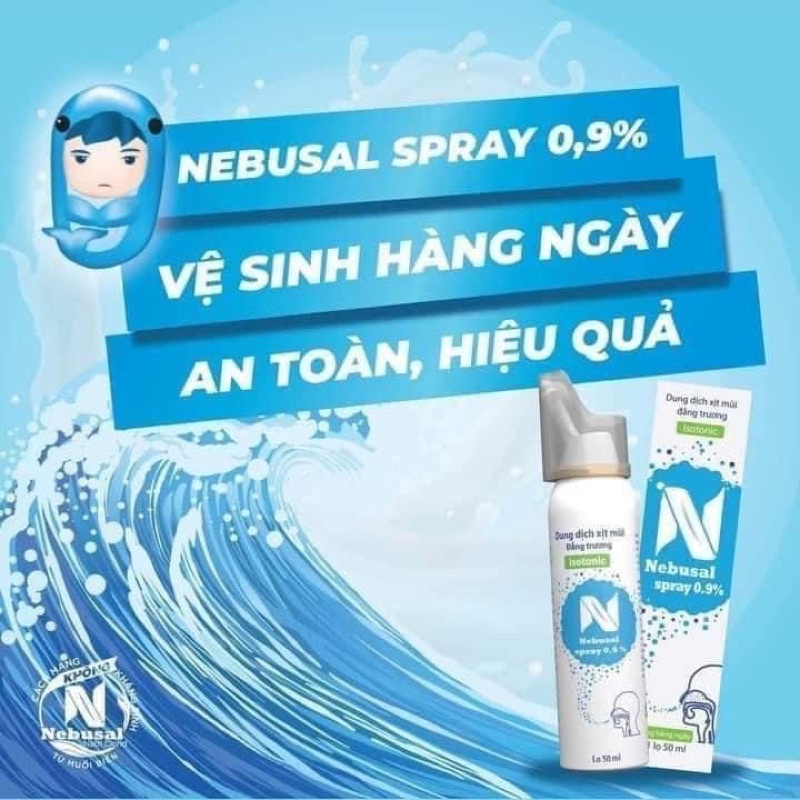 NEBUSAL - XỊT MŨI VỆ SINH HẰNG NGÀY