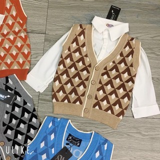 ÁO GILE BE TRAI MỞ CÚC 3 MÀU SIÊU BỀN SIÊU ĐẸP