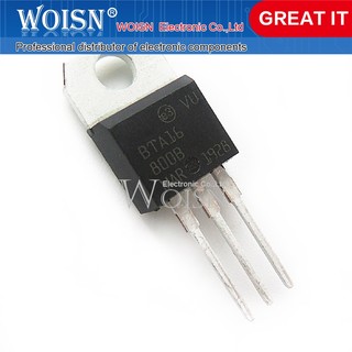 Set 10 linh kiện điện tử bta16-800b bta16-800 to-220 800v 16a
