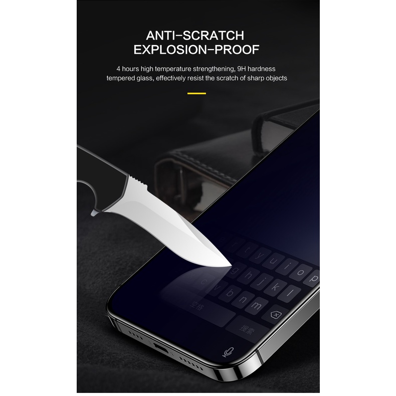 Kính Cường Lực Chống Thâm Nhập Thông Minh Bảo Vệ Màn Hình Cho iPhone 14 13 12 11 Pro Max X XR XS Max