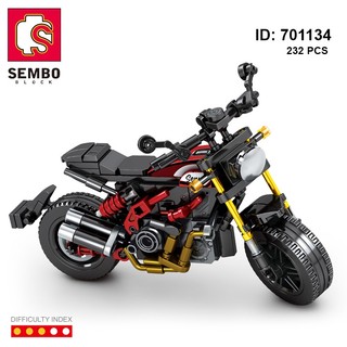 Đồ chơi lắp ráp technic mô hình Motor Sembo xếp hình