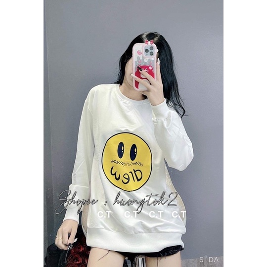 Áo nỉ mặt cười to2