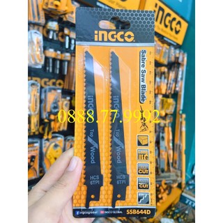 Bộ 2 lưỡi cưa kiếm ingco ssb644d