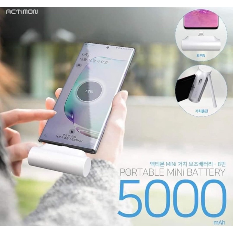 Sạc dự phòng mini không dây 5000maH