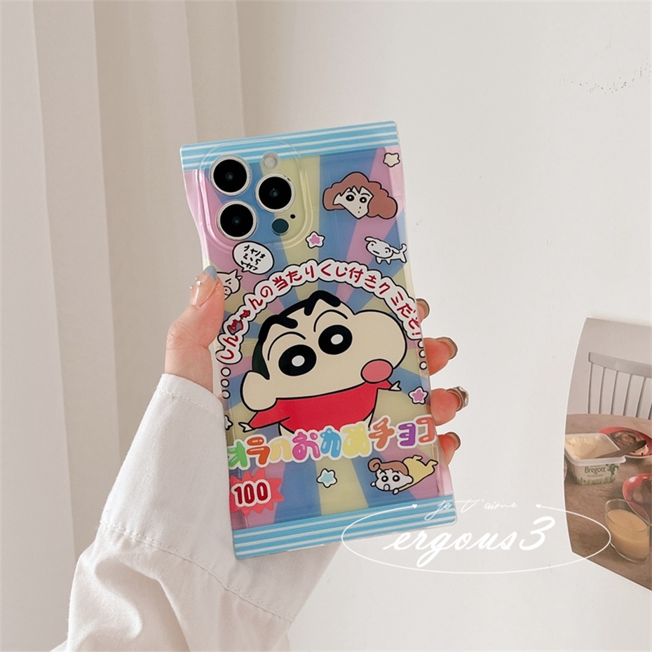 Ốp Điện Thoại Mềm Màu Kẹo Hình Cậu Bé Bút Chì Cho iPhone 14 13 12 11 Pro Max SE2020 X XR Xs Max 7 8 6 6s Plus