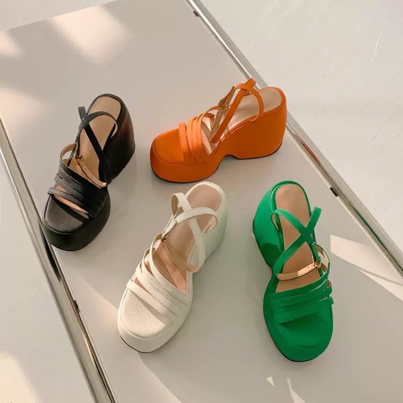 Sandal đế cao trendy cao 12,5cm