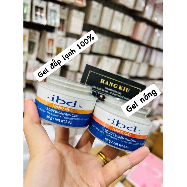 GEL ĐẮP KHÔNG NÓNG IBD, GEL LẠNH 100% LOẠI CHUẨN.