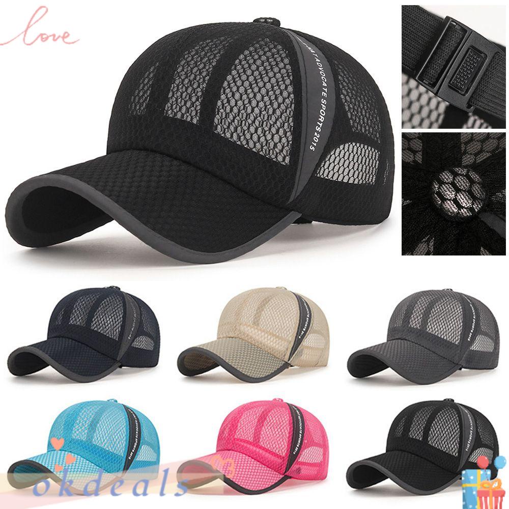 Mũ Lưỡi Trai Phối Lưới Thoáng Khí Thời Trang Mùa Hè