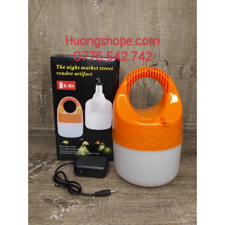 Bóng đèn led tích điện siêu sáng, siêu tiết kiệm điện thích hợp cho việc buôn bán về đêm, đi du lịch, dã ngoại...