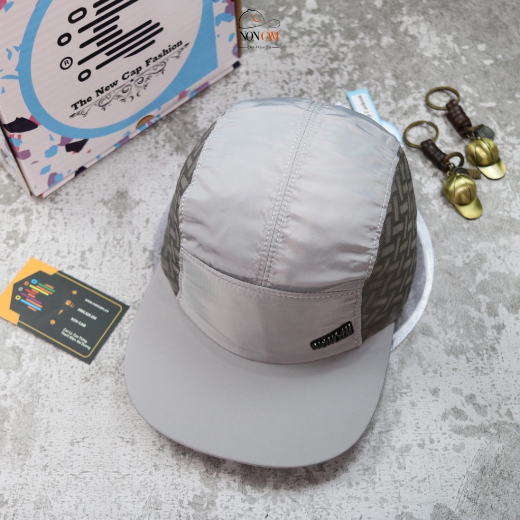 (Best seller) Mũ lưới chữ X xám đóng gói trong hộp đựng cao cấp Nón Cam, thích hợp làm quà tặng cam kết 100% ảnh thật