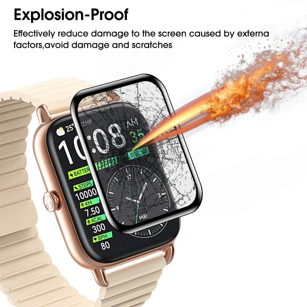 Kính Cường Lực Bảo Vệ Màn Hình 20D HD Chống Cháy Nổ Cho Haylou Rs4 / Rs4 Plus