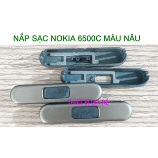 Nắp sạc nokia 6500c màu nâu