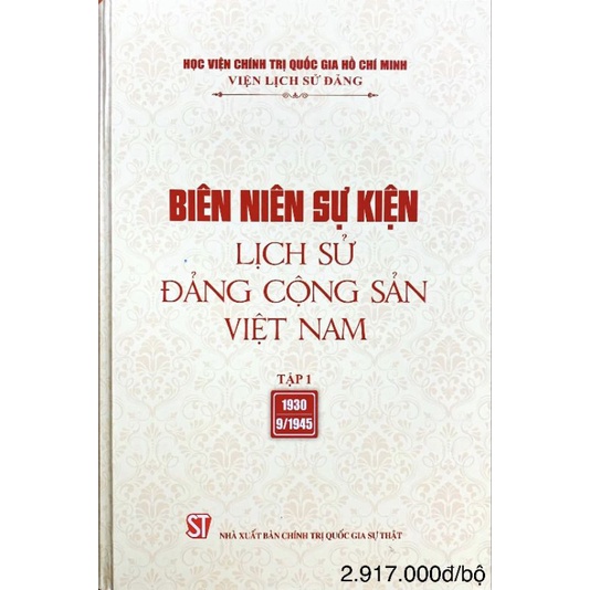 Sách - Biên niên sự kiện Lịch sử Đảng Cộng sản Việt Nam