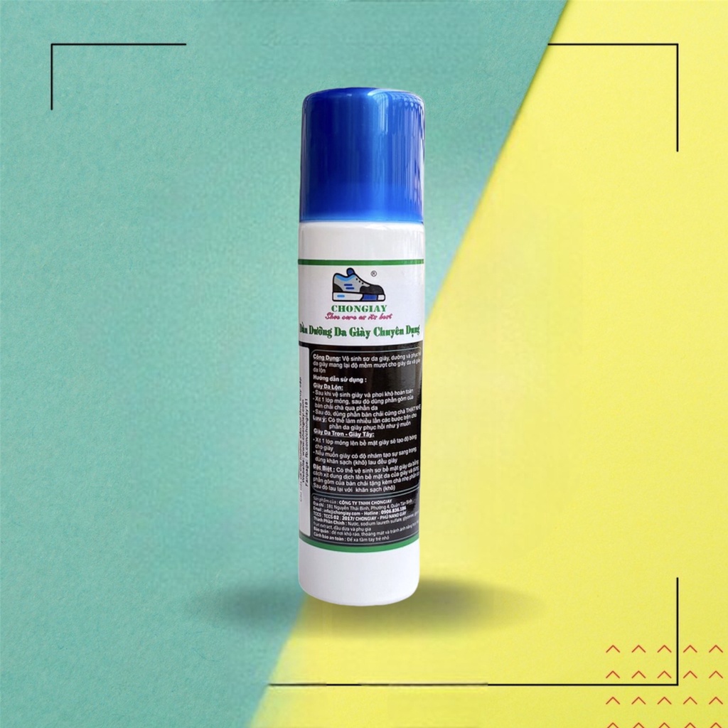 Dầu dưỡng da giày chuyên dụng dùng cho giày da thường, da lộn chai 150ml