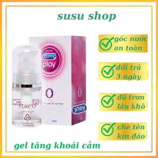  Gel bôi trơn durex Play O không mùi màu trắng trong  gốc nước lâu khô độ trơn lớn không màu không mùi lọ 15ml 