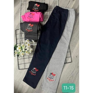 Quần dài Legging bé gái cotton size đại chất đẹp 18-30kg
