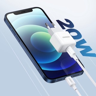 Củ sạc nhanh UGREEN CD241 PD/PPS 20W Mini PD Fast Charger