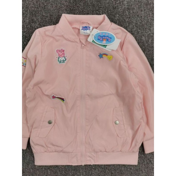 Áo khoác bomber bé gái peppa