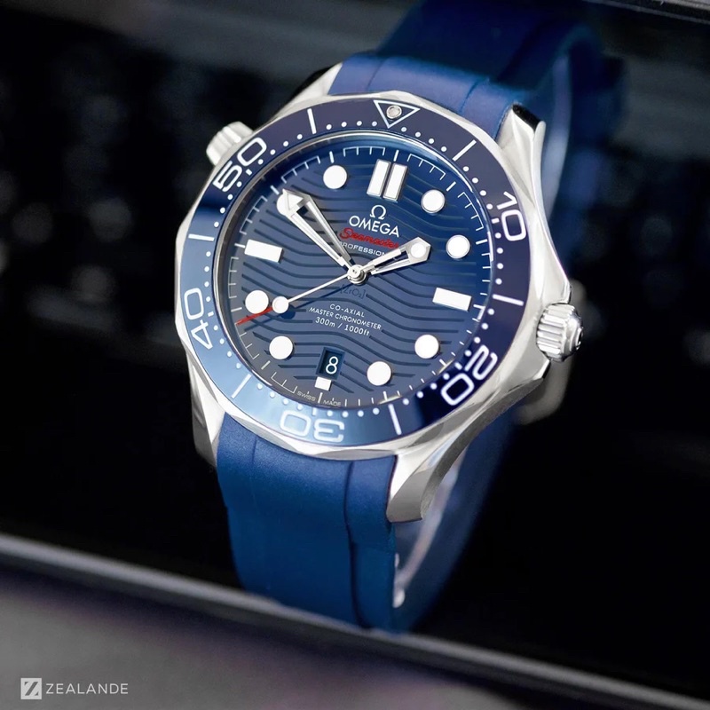 Đồng Hồ Omega Viền xoay Seamaster Nam Máy Nhật Chống Nước Cực Bền Kim Dạ Quang