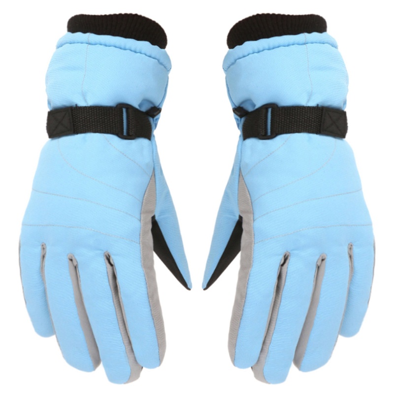 Găng Tay Dày Dặn Chống Gió Chống Thấm Nước Giữ Ấm Cho Bé Khi Trượt Tuyết / Đạp Xe