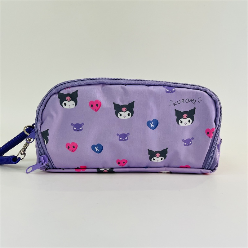 SANRIO Túi Đựng Bút Chì / Mỹ Phẩm Hình Cinnamoroll Kuromi Melody Purin Dễ Thương Cho Bé Gái