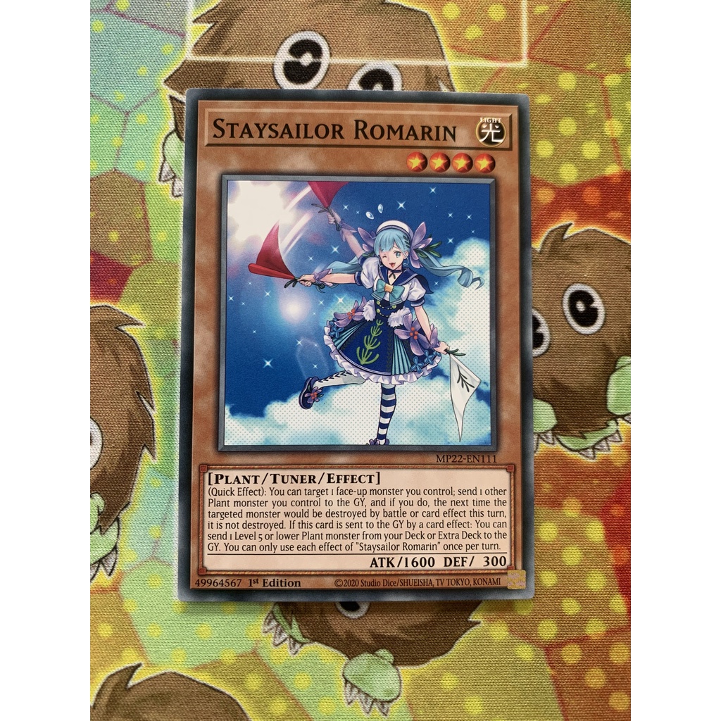 Thẻ Bài Yugioh Monster Staysailor Romarin - MP22-EN111 - Common