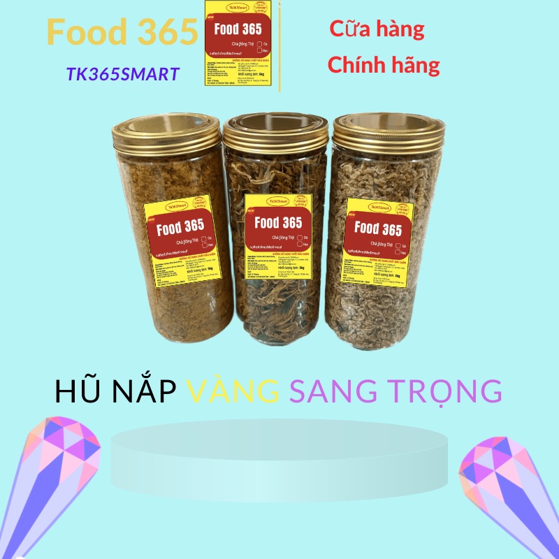 [Nắp Vàng Sang Trọng] chà bông xù,ruốc gà cay, khô gà cao cấp các loại, tùy chọn kích cỡ