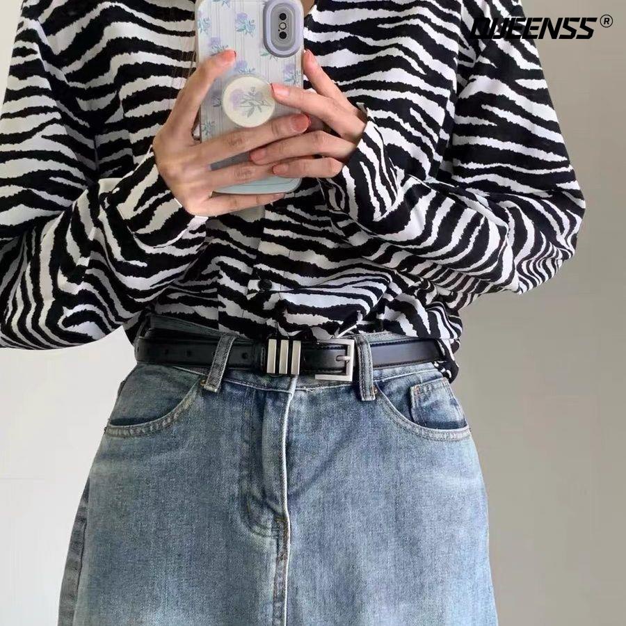 Thắt Lưng Da Bò Có Khóa Kim Loại Thời Trang