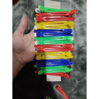 Vỉ 10 cái Kẹp vịt chia tóc